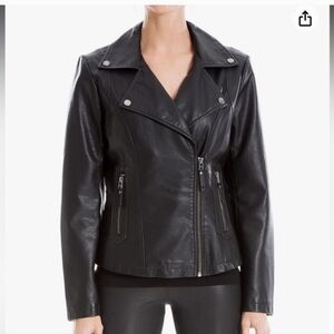 Max Studio Black Leather Jacket